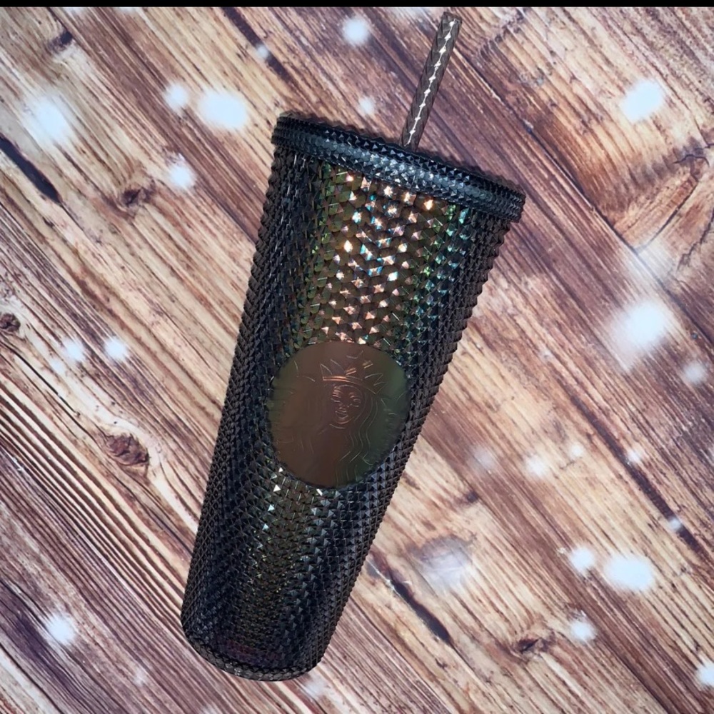 NWT Starbucks Black Multi Studded Cup